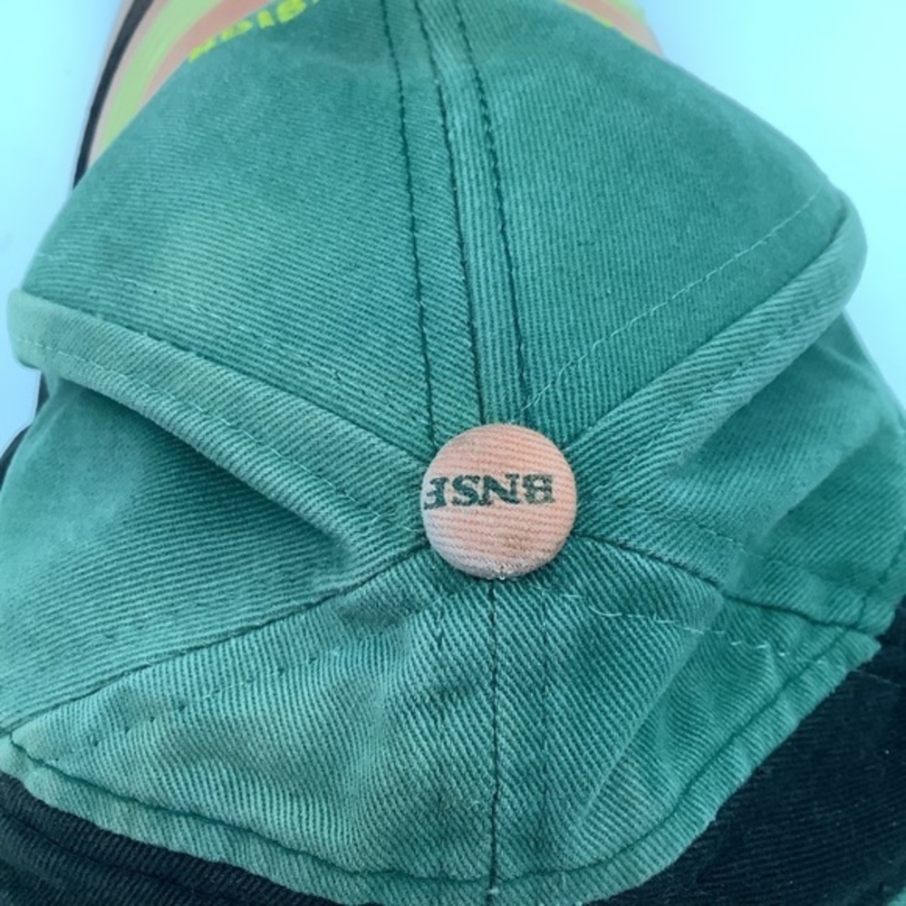 Vintage Railway Railroad KS Division Train Transport Hat BNSF Baseball Cap - Picture 7 of 8